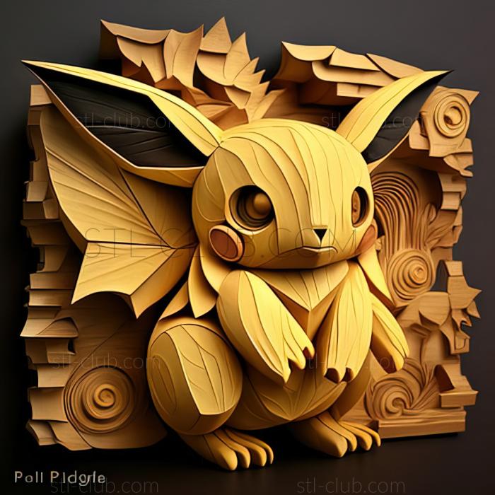3D model st Pichu from Pokemon (STL)